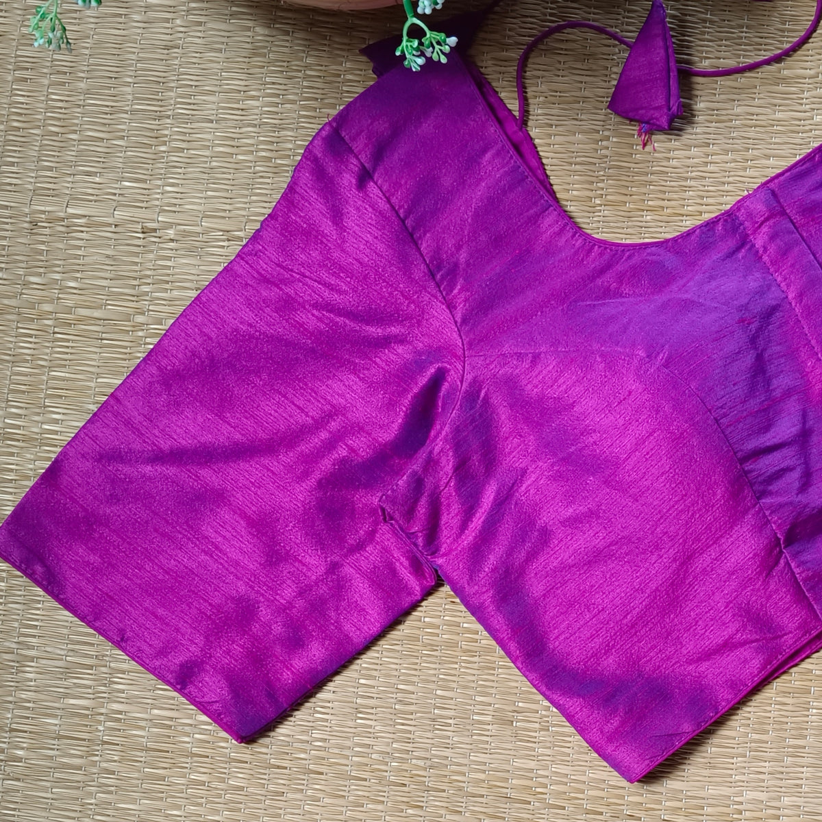 Classic Plain Magenta Blouse