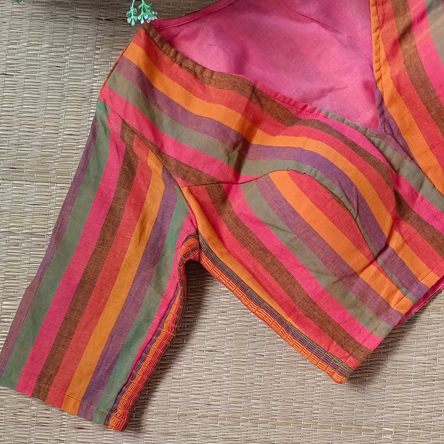 Multicolor flexi fit blouse 1