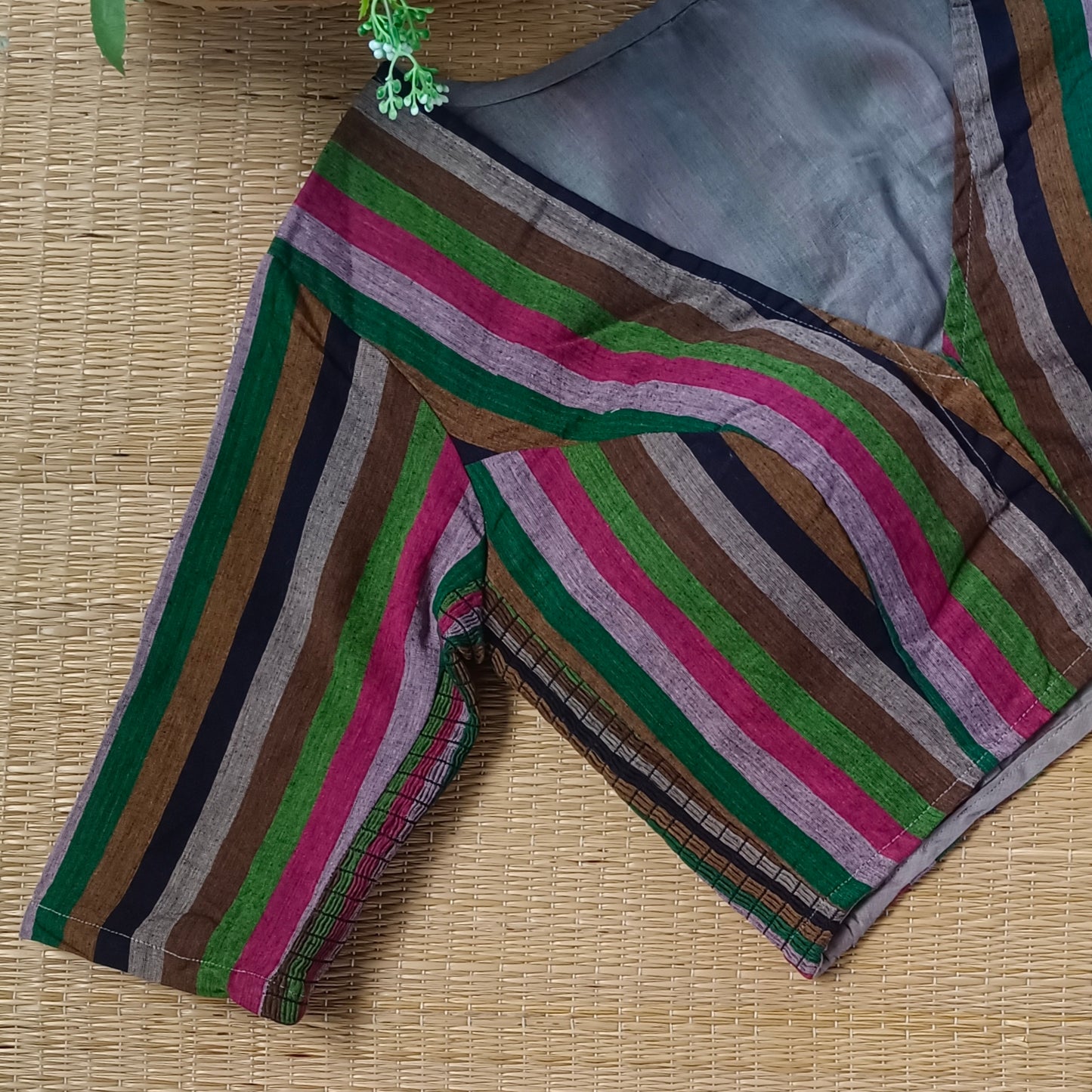Multicolor flexi fit blouse 2