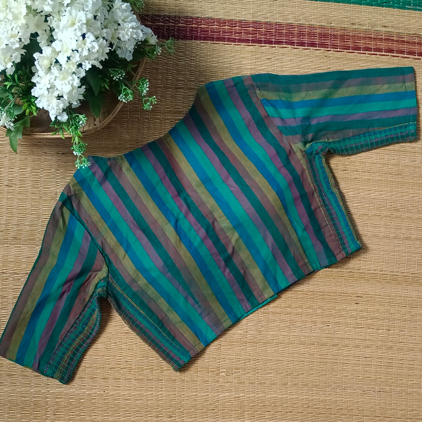 Multicolor flexi fit blouse 3
