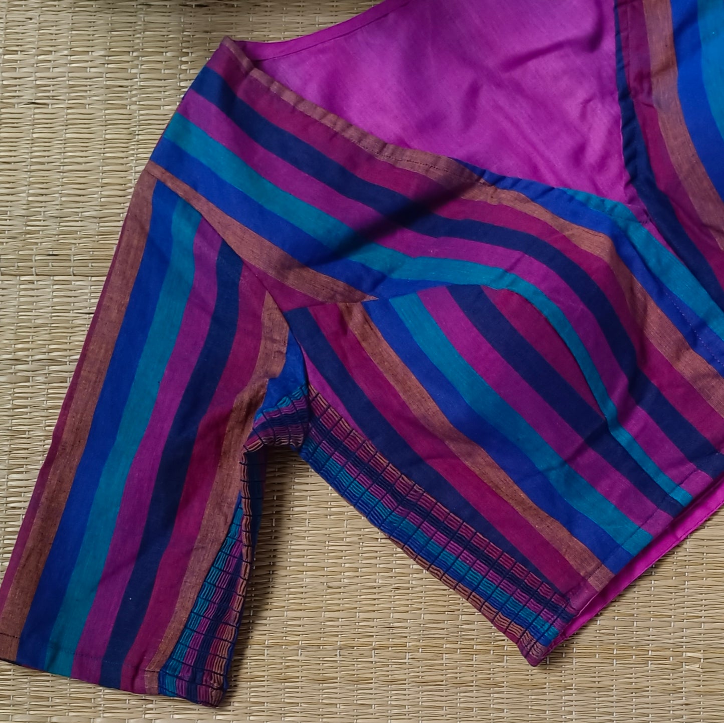 Multicolor flexi fit blouse 4