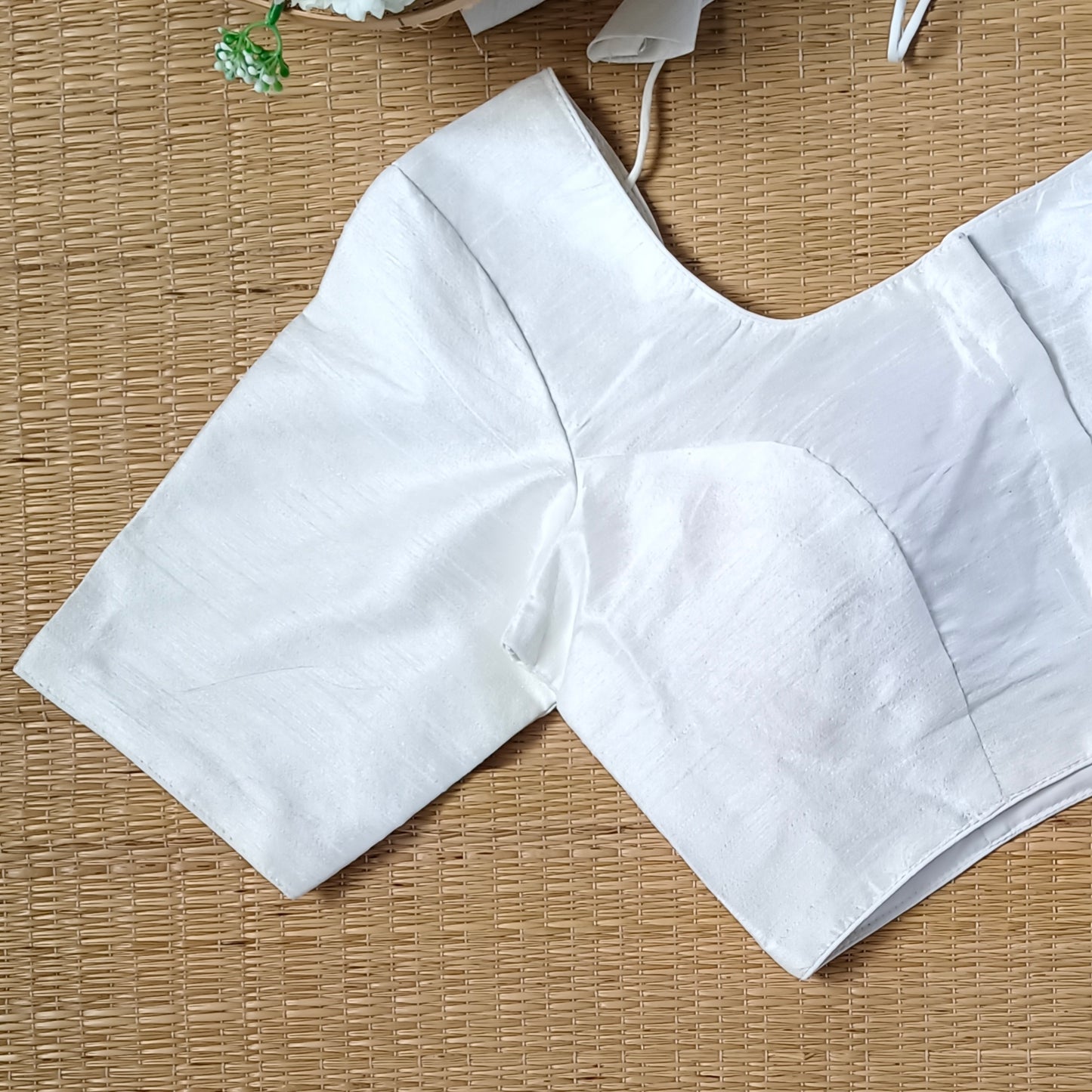 Classic Plain Off White Blouse