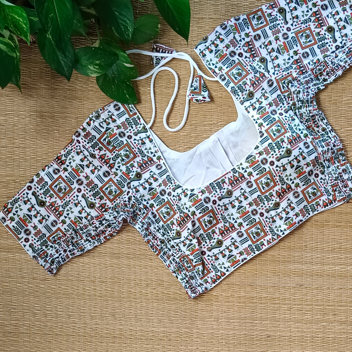 Tribal print flexi fit blouse 3