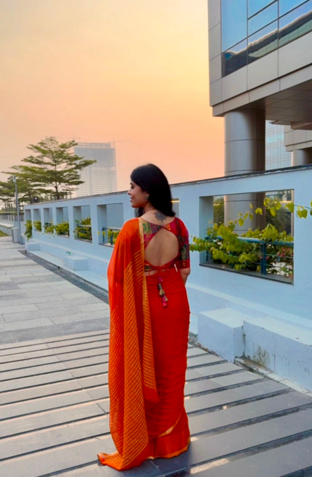 Multicolor Brocade Blouse